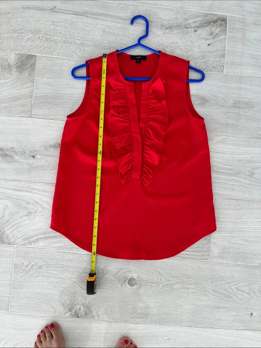 J. Crew vibrant red